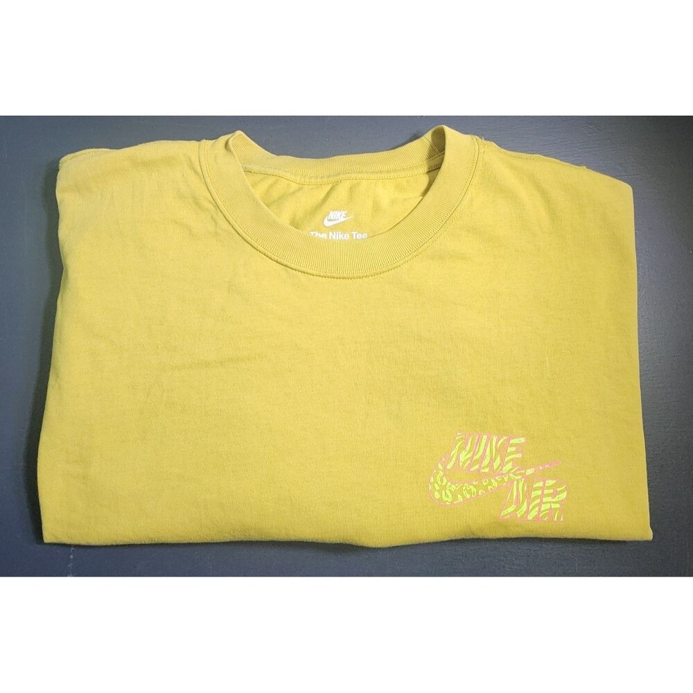 Nike Just Do It The Nike Tee Oversized Fit T-Shirt Gold Size XL